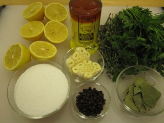 Brine ingredients