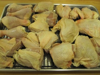 Chicken pieces