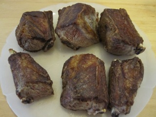 Brwoned ribs