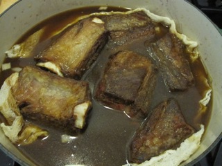 Assembled for braising