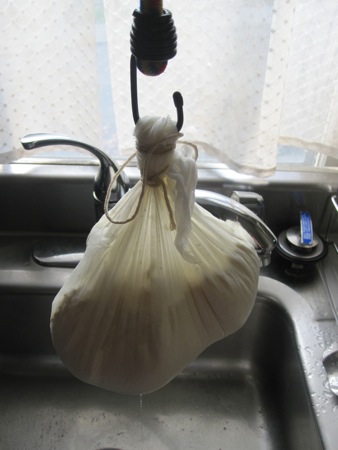 Draining Curds