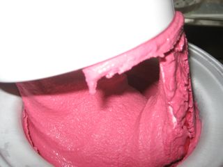 Beet ice cream
