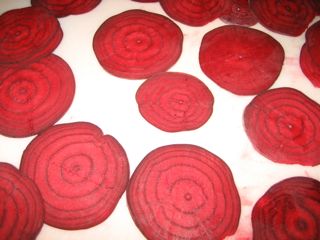 Sliced beets