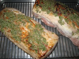 Herb paste topping Herb paste topping