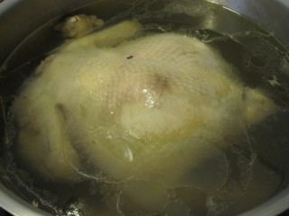 Poached chicken Poached chicken