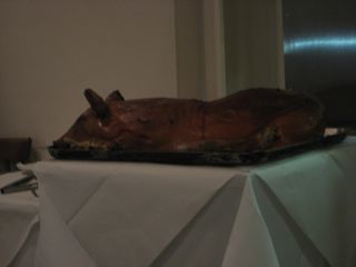 Roast suckling pig