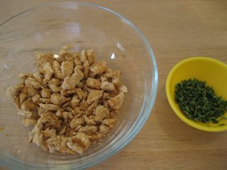 Chopped and minced