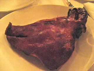 Roasted Half Pig's Head
